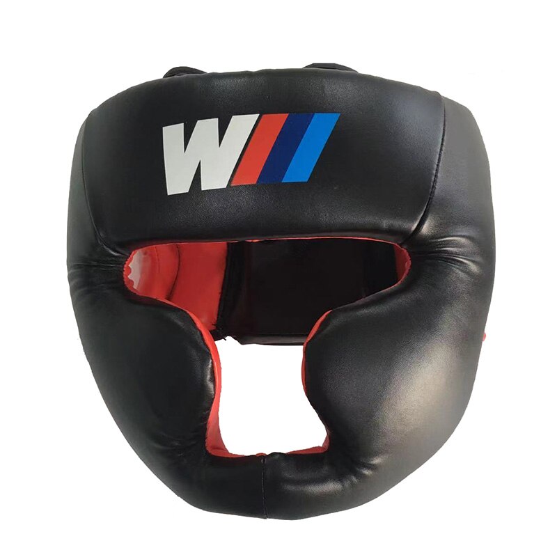 Adult PU Kickboxing Muay Thai MMA Boxing Helmet Protective Headgear Sanda Martial Arts Sports Equipment DEO